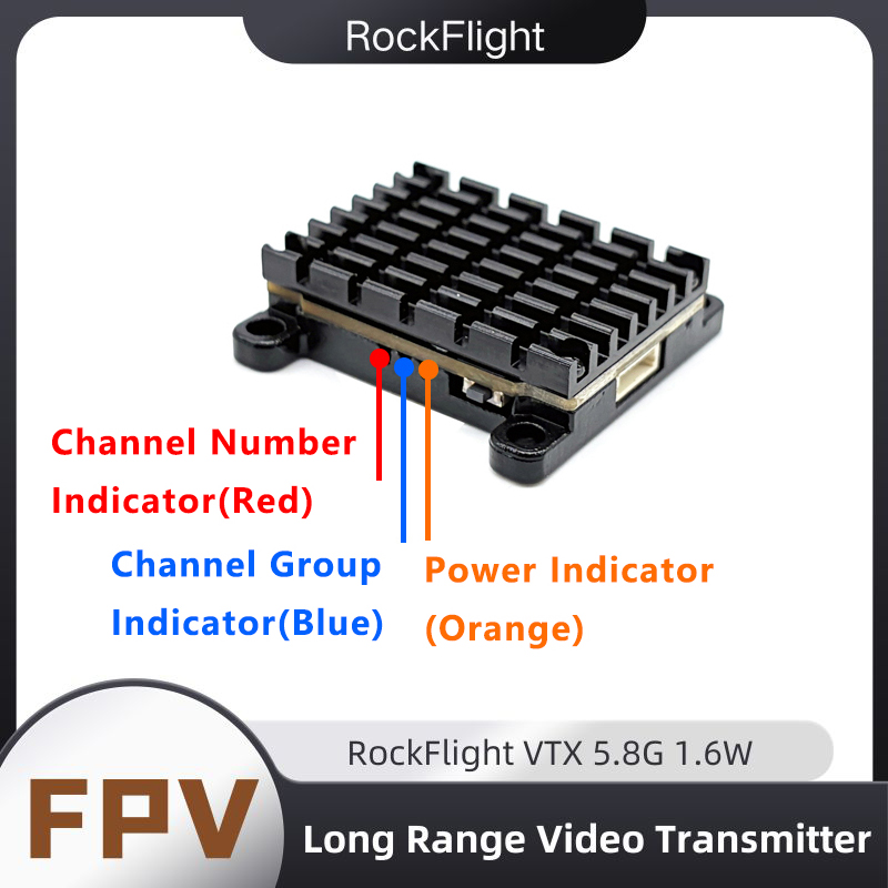 RockFlight TX663 VTX 5.8G 48CH - Drone Rc Toy ulasan dan harga