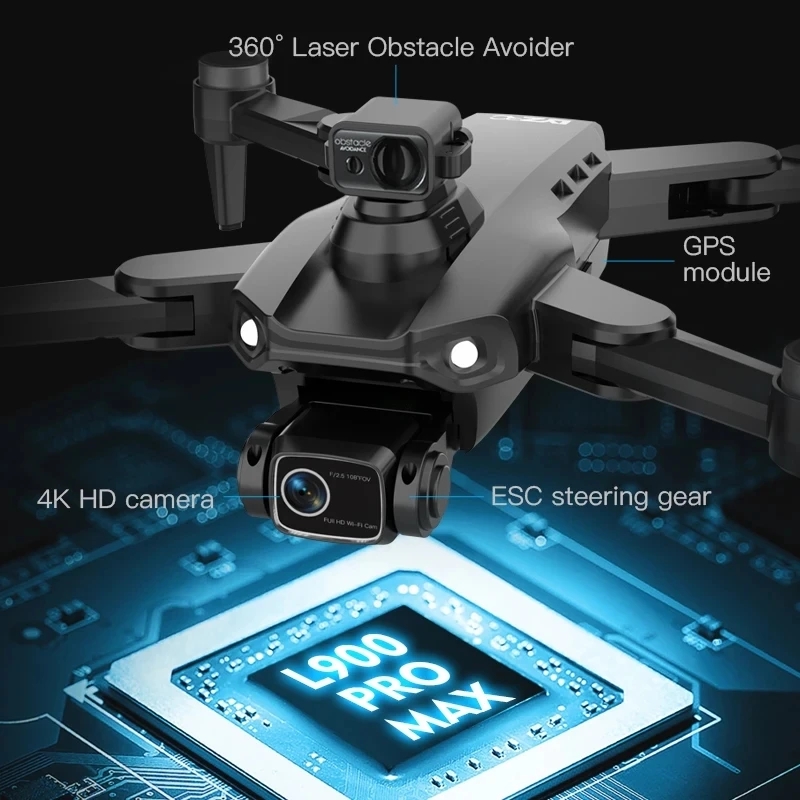 L900 Pro MAX GPS Drone 4K Prof - Drone Ae Rc ulasan dan harga