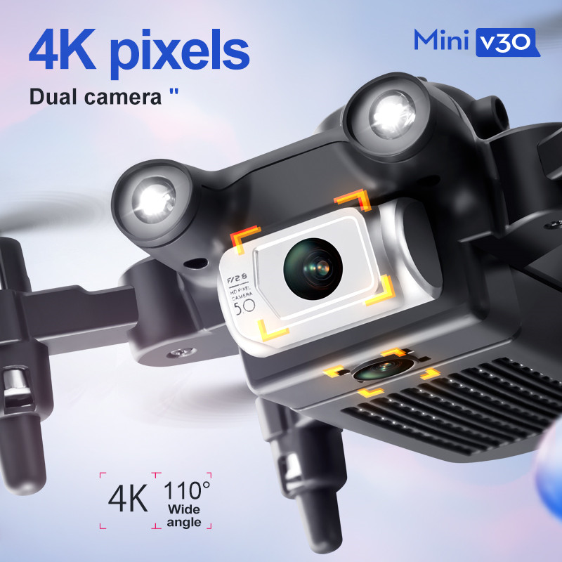 Mini V30 WiFi FPV Drone With 4 - Drone Ae Rc ulasan dan harga