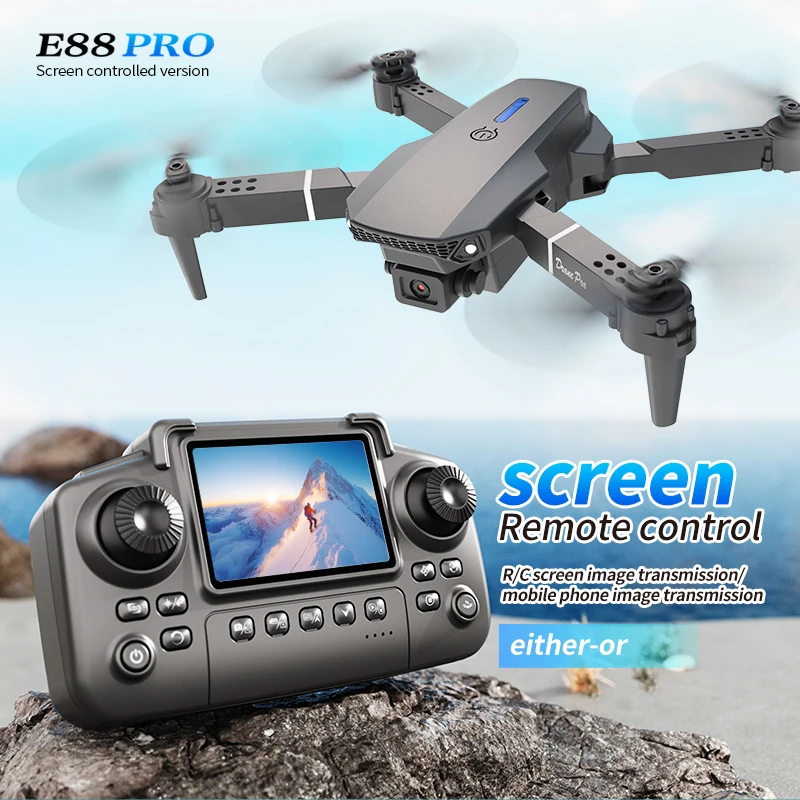 Professional E88 PRO Drone wit - Drone E88 Rc Quadcopter ulasan dan harga
