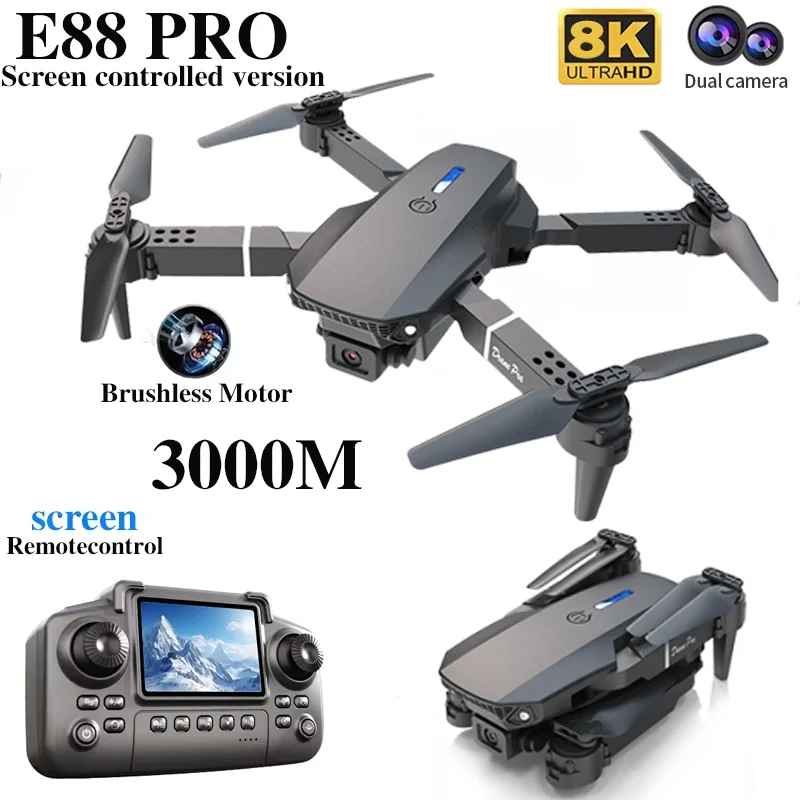Professional E88 PRO Drone wit - Drone E88 Rc Quadcopter ulasan dan harga