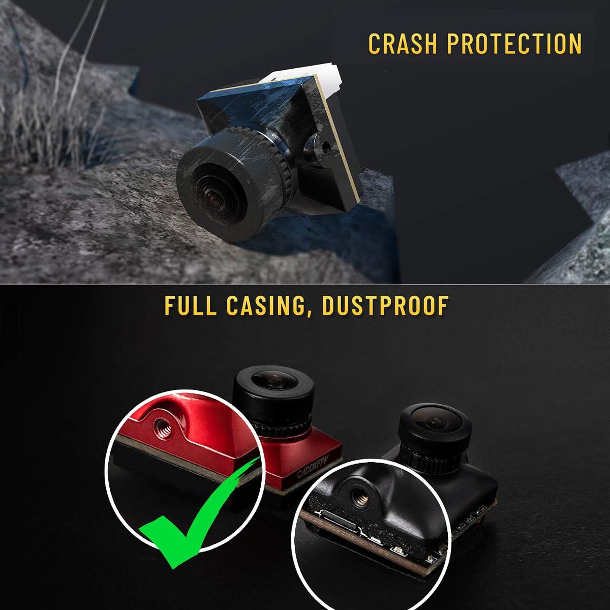 CADDX Micro FPV Camera Ratel 2 - Drone Ae Rc ulasan dan harga