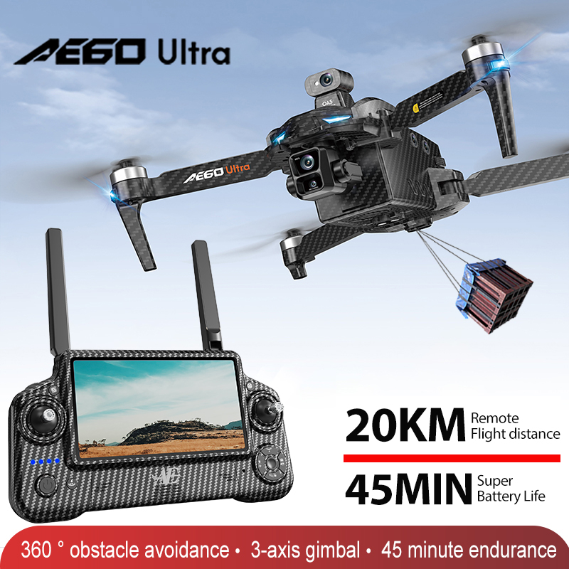 AE60 GPS Drone Professional 8K - Drone Ae Rc ulasan dan harga